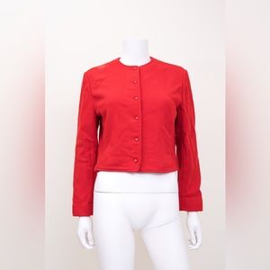 PENDLETON RED WOOL JACKET VINTAGE MADE IN THE USA